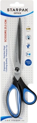 Office blue scissors 25.5 cm
