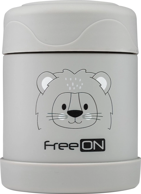 FreeON Термокутия за храна от неръждаема стомана 350 мл сива