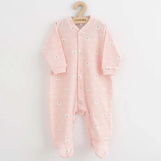 Бебешки гащеризон New Baby Classic II мече бял