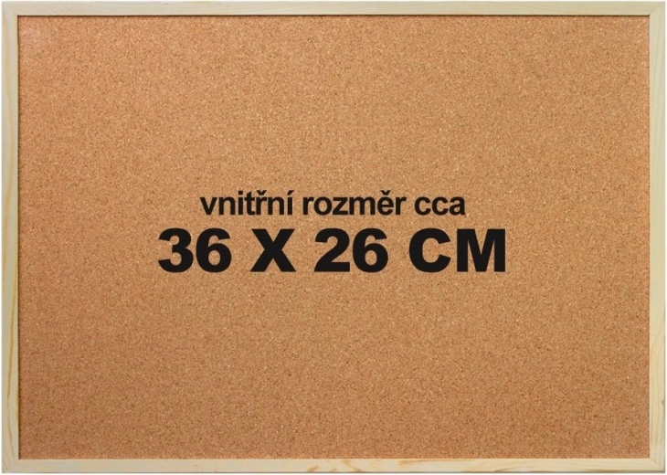 Cork puzzle mat VICTORIA 36 × 26 cm