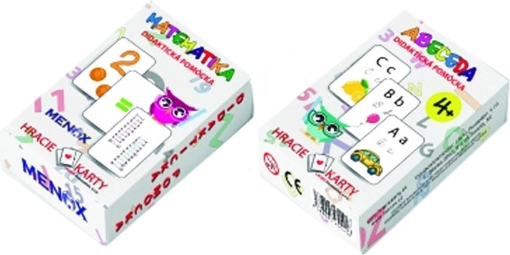 Didactic learning aid alphabet or mathematics - 1 piece