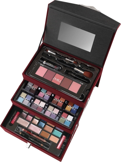Zmile козметичен куфар Beauty Case Velvety – кадифен комплект за грим
