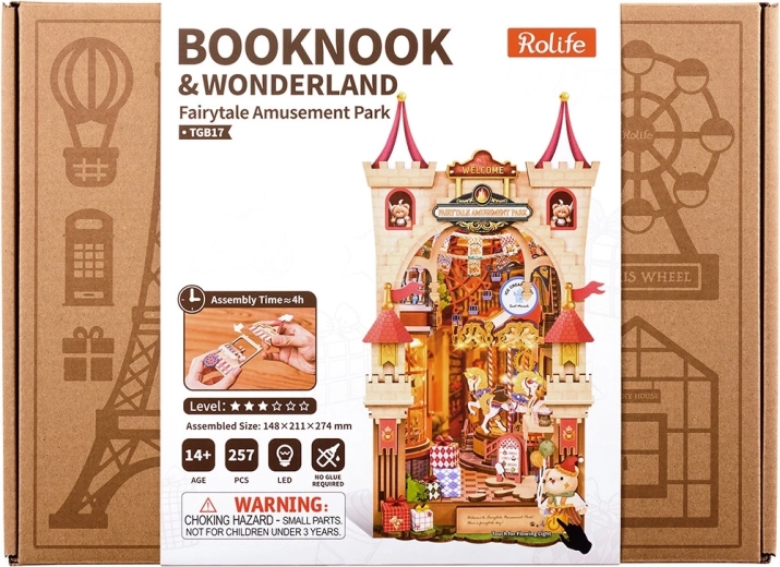 Glue-free DIY kit with 257 pieces