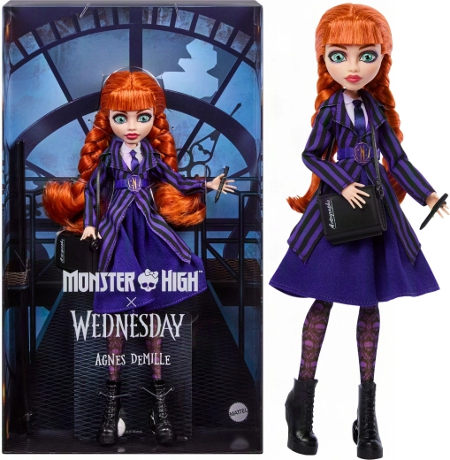 Monster High x Wednesday collectible doll Agnes DeMille - 1 piece