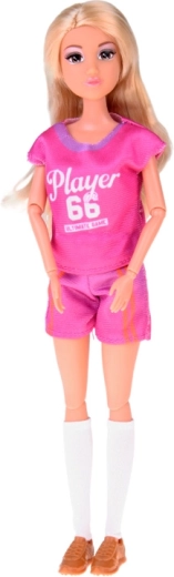 Soccer challenge with “Player 66” jersey