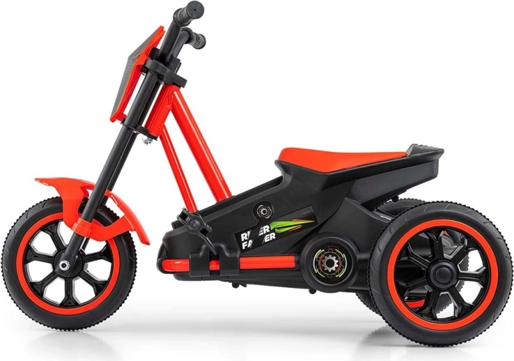 Stable three-wheel motorcycle-style design