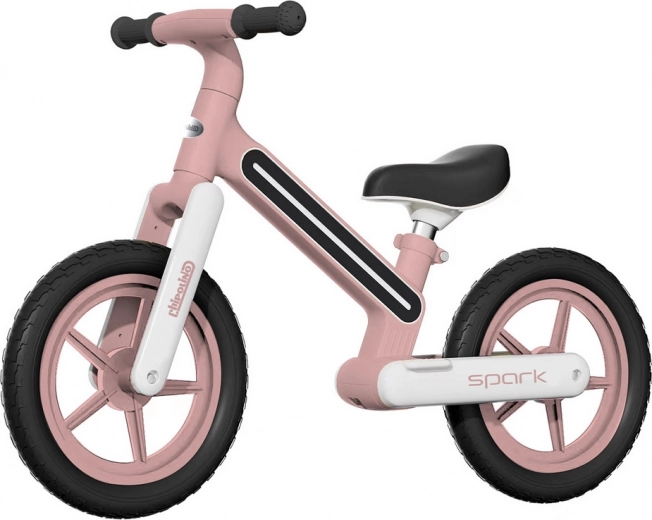 CHIPOLINO детско баланс колело Spark розово със светлини
