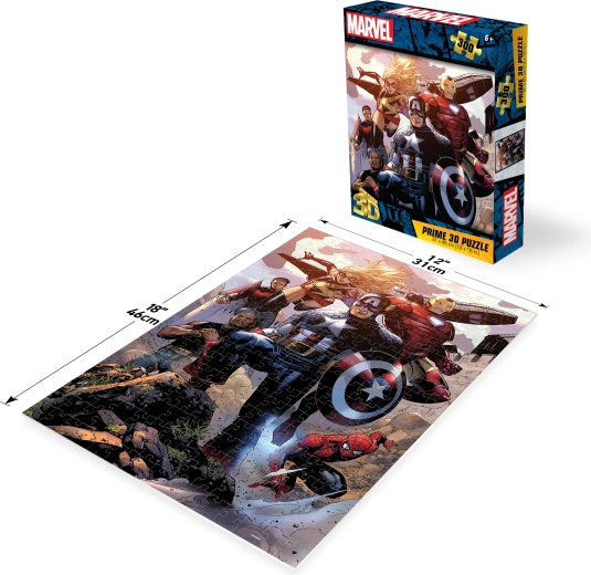 3D пъзел MARVEL Avengers – 300 части
