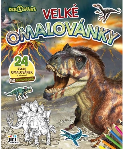 Large Dinosaur Coloring Book