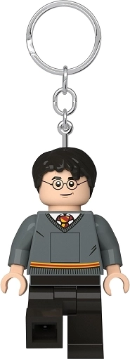 Lego Harry Potter light-up keychain with minifigure