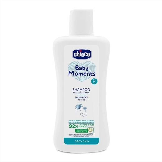 Chicco Baby Moments No Tears Baby Shampoo with Calendula Extract 200 ml
