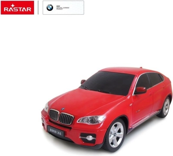 Rastar BMW X6 RC кола с дистанционно управление 1:24 червена