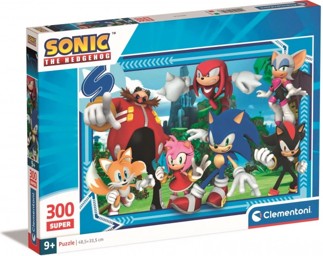 Пъзел 300 части Super Sonic CLEMENTONI