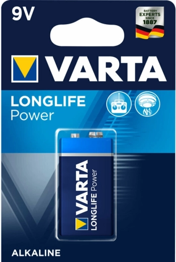 Varta Longlife Power 9V alkaline battery
