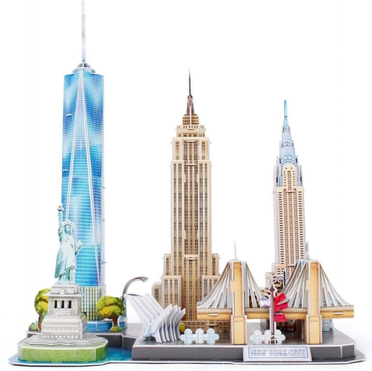 Емблематичните забележителности на Ню Йорк в един модел