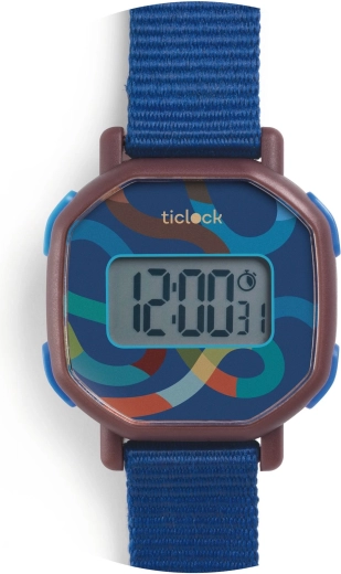 Djeco Blue Volute digital watch