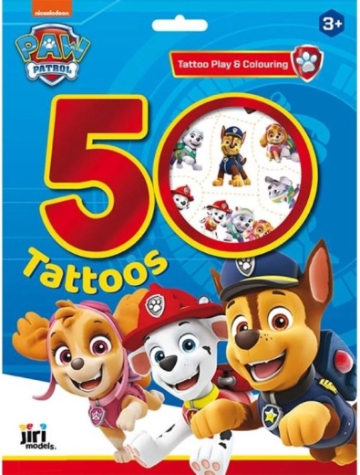 Тату комплект с героите PAW PATROL, над 50 татуировки