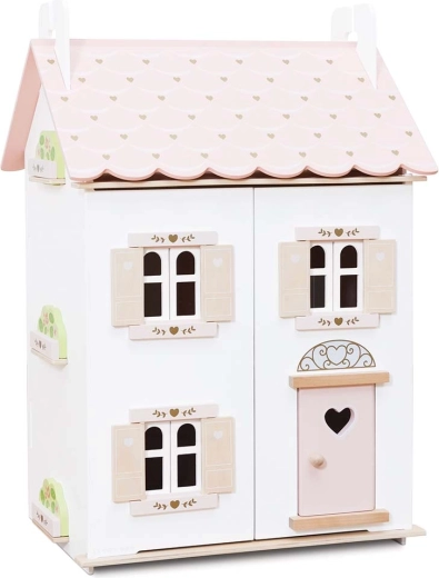Le Toy Van дървена къщичка за кукли Rose Heart