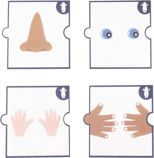 Learning body parts through play