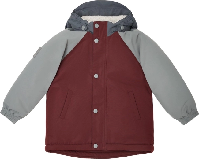 Leokid winter jacket color block redwood size 86 (18–24 months)