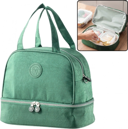 Insulated Lunch Thermal Bag Green