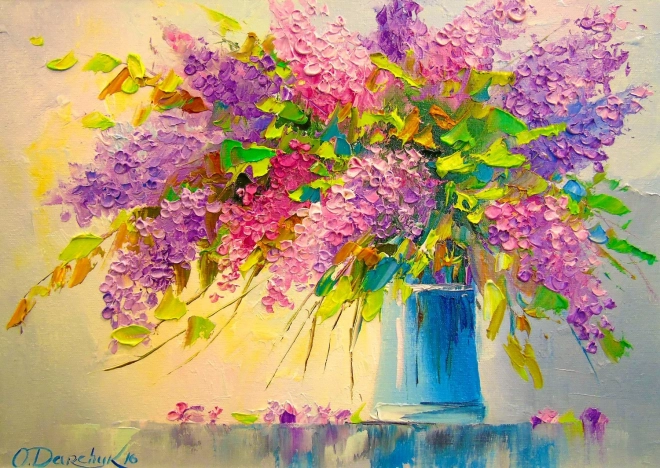 Puzzle Bouquet of Lilacs 1000 Pieces
