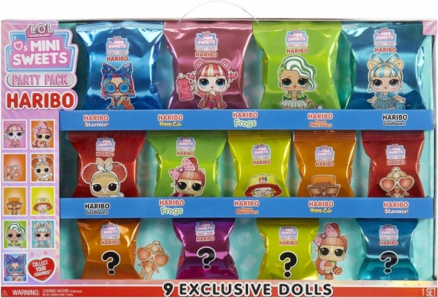 LOL Surprise Loves Mini Sweets x HARIBO парти пакет – комплект куклички и сладкиши