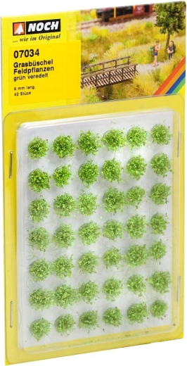 Noch Grass Tufts – Field Plants Mini Set (42 pcs)