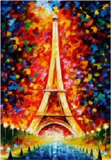 Diamond Painting Eiffel Tower 30 × 40 cm NORIMPEX