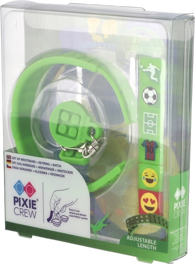 Pixie Crew 3-in-1 Football Set with Bracelet, Keychain and Badge
