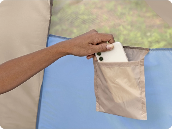 Practical interior pockets