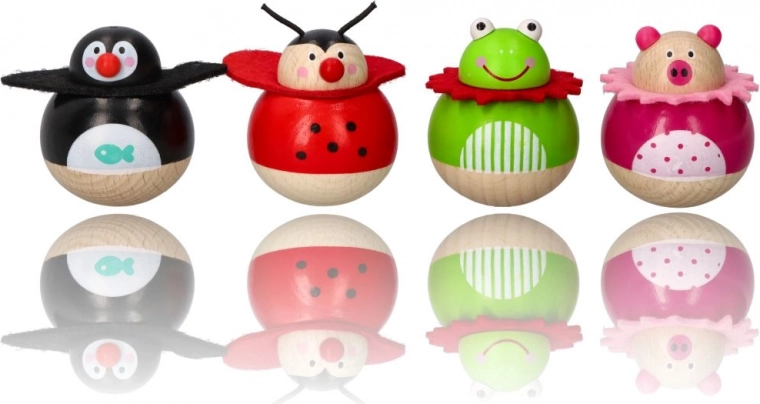 Goki Wooden Roly-Poly Animal
