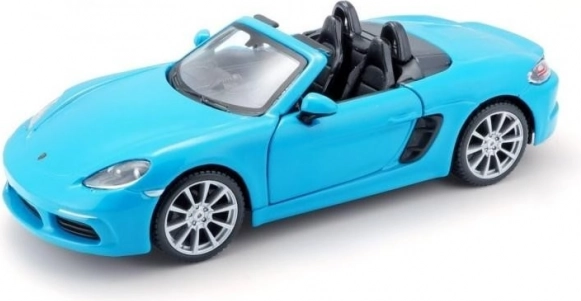 Porsche 718 Boxster 1:24 син модел BBurago