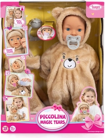 Bayer Piccolina crying baby doll 42 cm