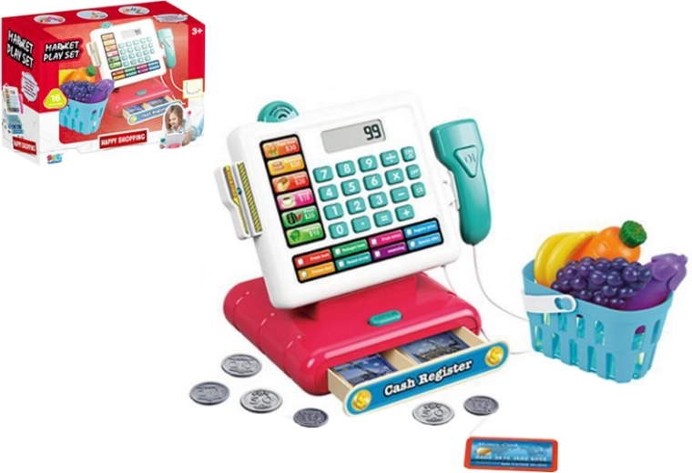 Children’s Cash Register – Pretend Shop Set with Accessories