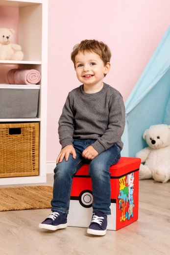 Sturdy lid – the box also works as an ottoman