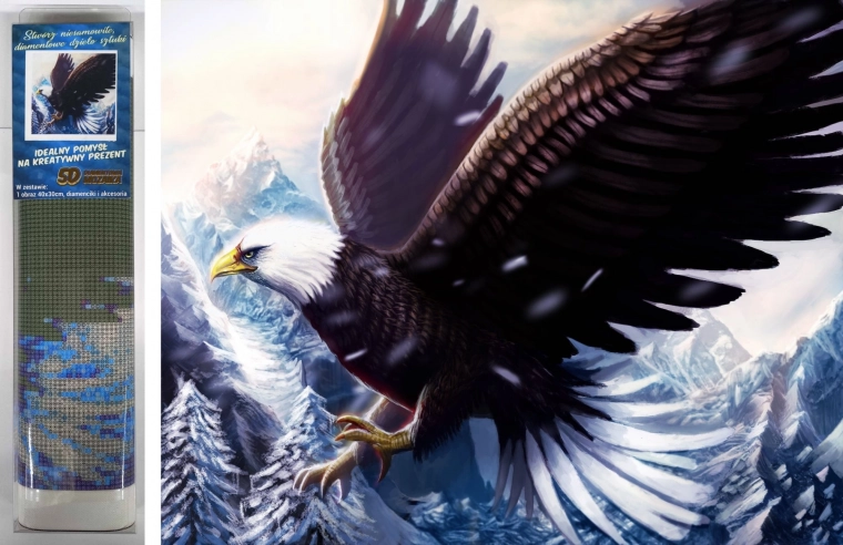Diamond Painting Eagle 30x40 cm