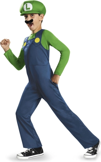 Детски костюм Luigi (Super Mario) 7–8 години