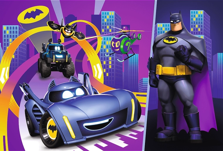 Puzzle 60 Pieces - Batman and His Vehicles