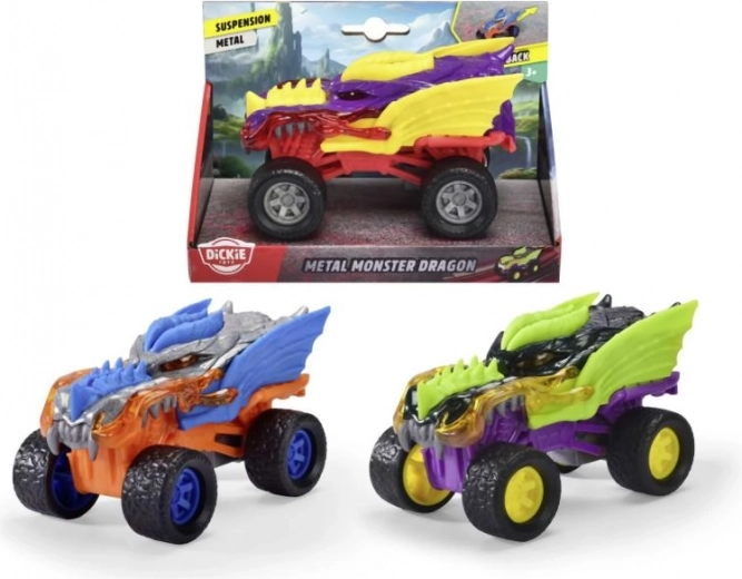Метална кола Monster Dragon 15 см