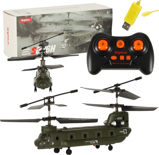 Военен RC хеликоптер SYMA S026H-1 с Wi‑Fi, 2,4 GHz