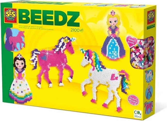 Ses Creative Beedz зажелващи мъниста – принцеси и еднорози