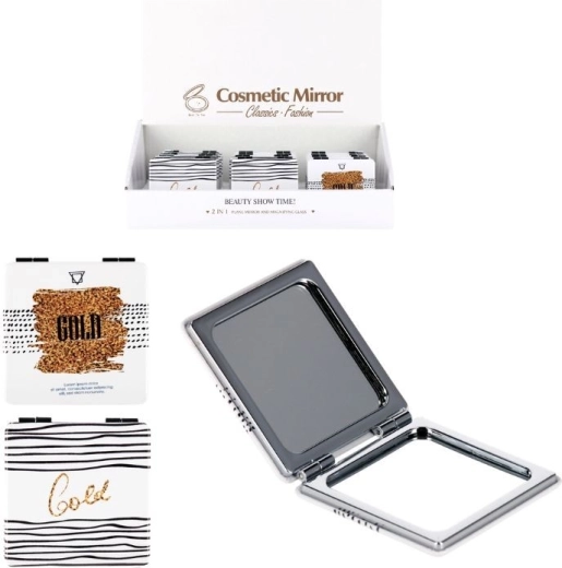 Square Pocket Mirror - 1 piece