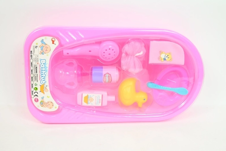Bath tub with accessories