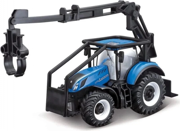 Метален трактор BBURAGO New Holland T7.315 HD 10 см – горски трактор