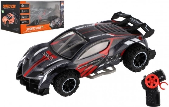 RC sports car 2.4 GHz 20 cm battery-powered – Red