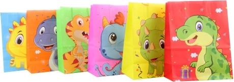 Gift bag with Dino motif