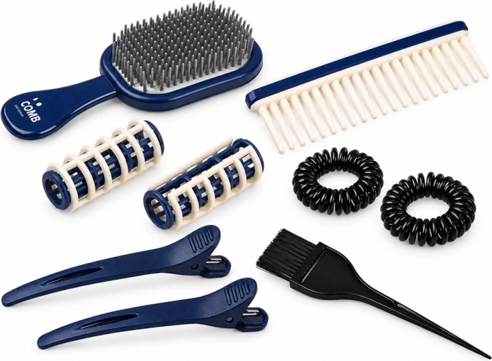 A wealth of accessories for little hairdressers