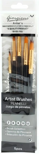Set of round brushes 2, 6, 8, 10 and 12