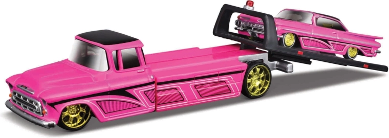 Maisto Design Elite Transport Chevrolet платформа и Chevrolet Impala SS 1:64